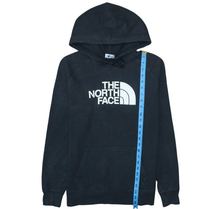 The North Face Womens Black Pullover Hoodie Size M Cotton Blend