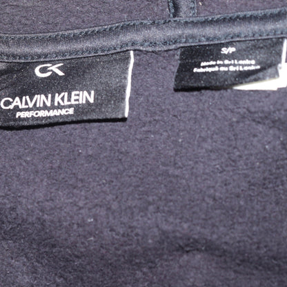 Mens UK Size S Calvin Klein Black Full Zip Hoodie