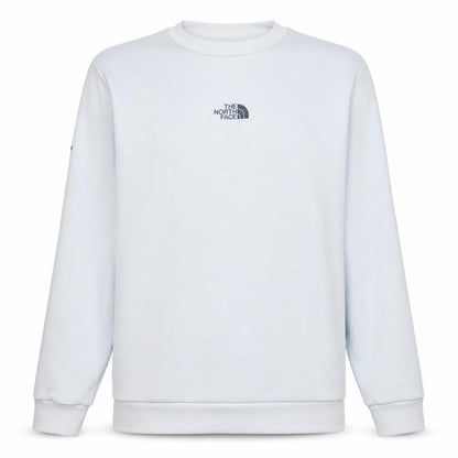 The North Face Womens White Cotton Blend Crew Neck Sweatshirt L