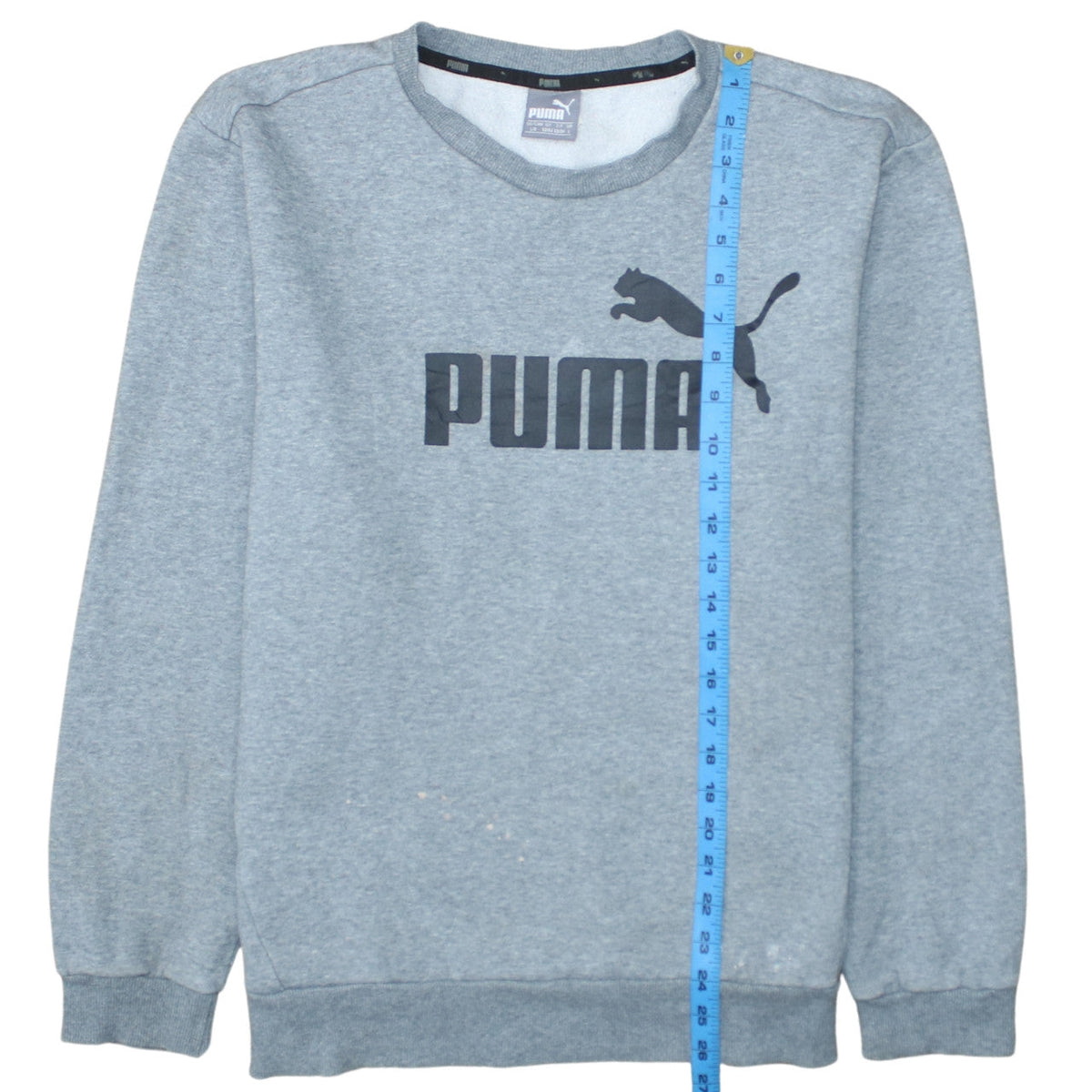 Mens UK Size L PUMA Grey Pullover Sweatshirt