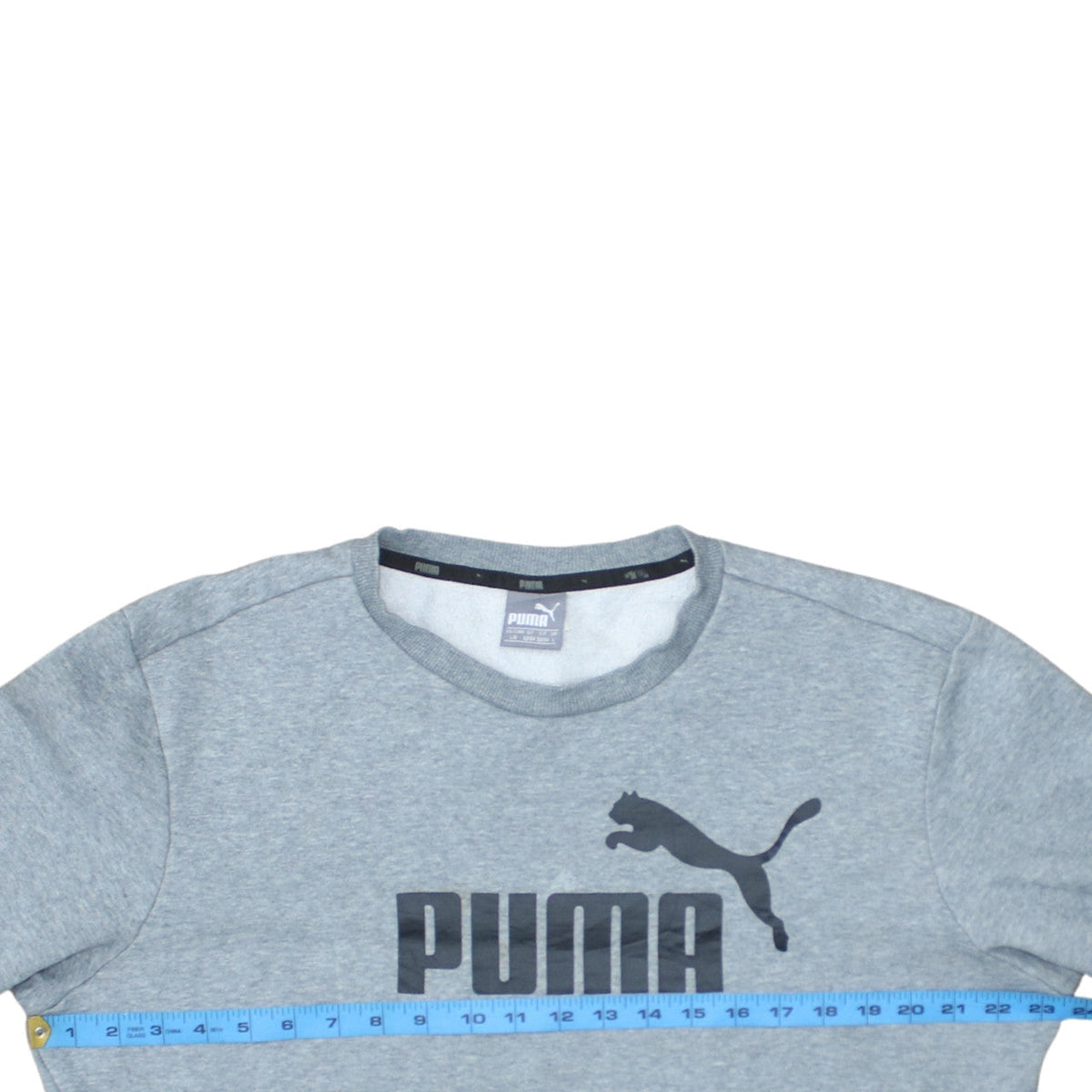 Mens UK Size L PUMA Grey Pullover Sweatshirt