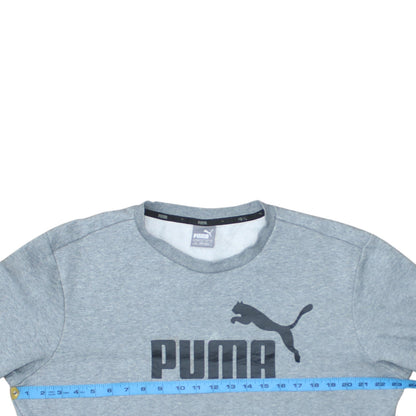 Mens UK Size L PUMA Grey Pullover Sweatshirt