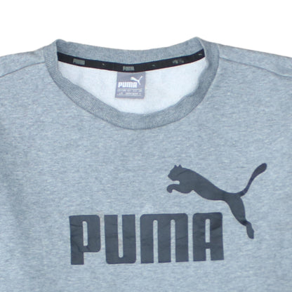 Mens UK Size L PUMA Grey Pullover Sweatshirt