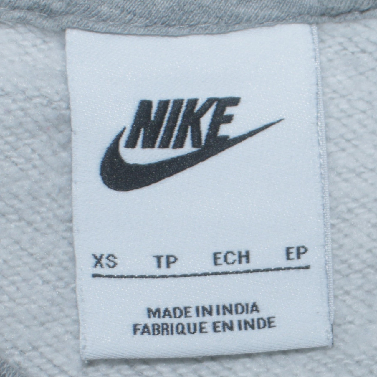 Mens UK Size XS Nike Grey Pullover Sweatshirt