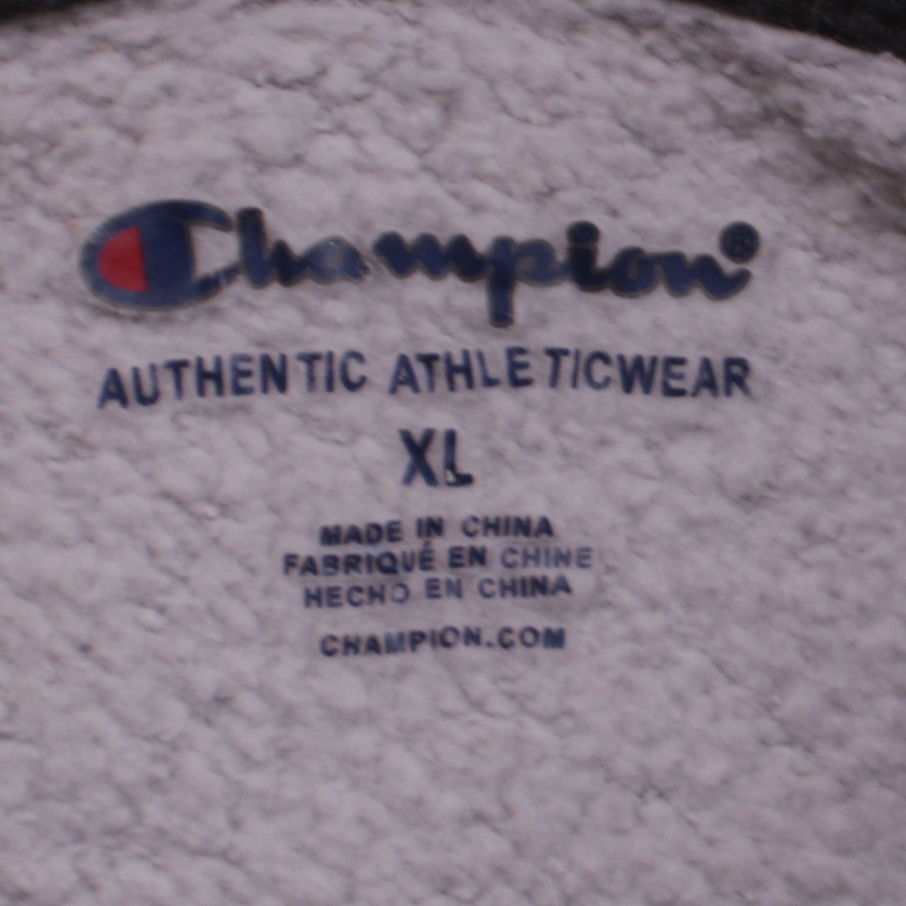Womens UK Size XL Champion Grey Pullover Hoodie