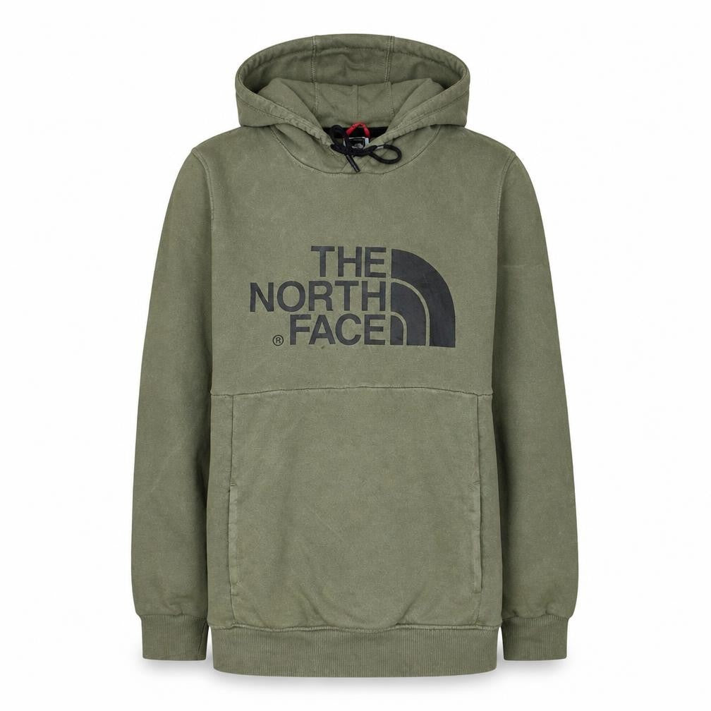 The North Face Womens Green Pullover Hoodie Small Cotton Casual