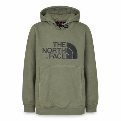 The North Face Womens Green Pullover Hoodie Small Cotton Casual