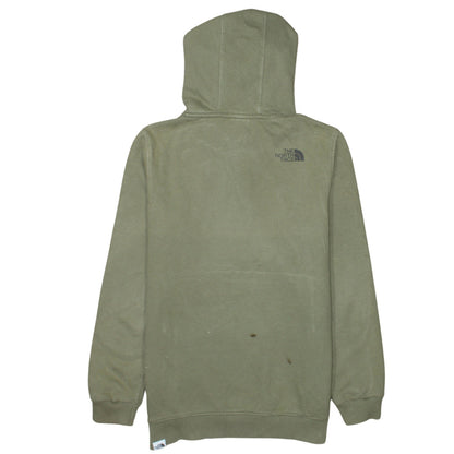 The North Face Womens Green Pullover Hoodie Small Cotton Casual