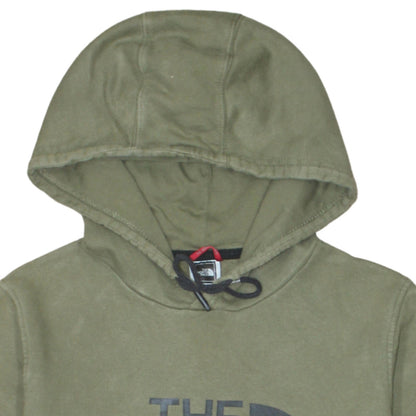 The North Face Womens Green Pullover Hoodie Small Cotton Casual
