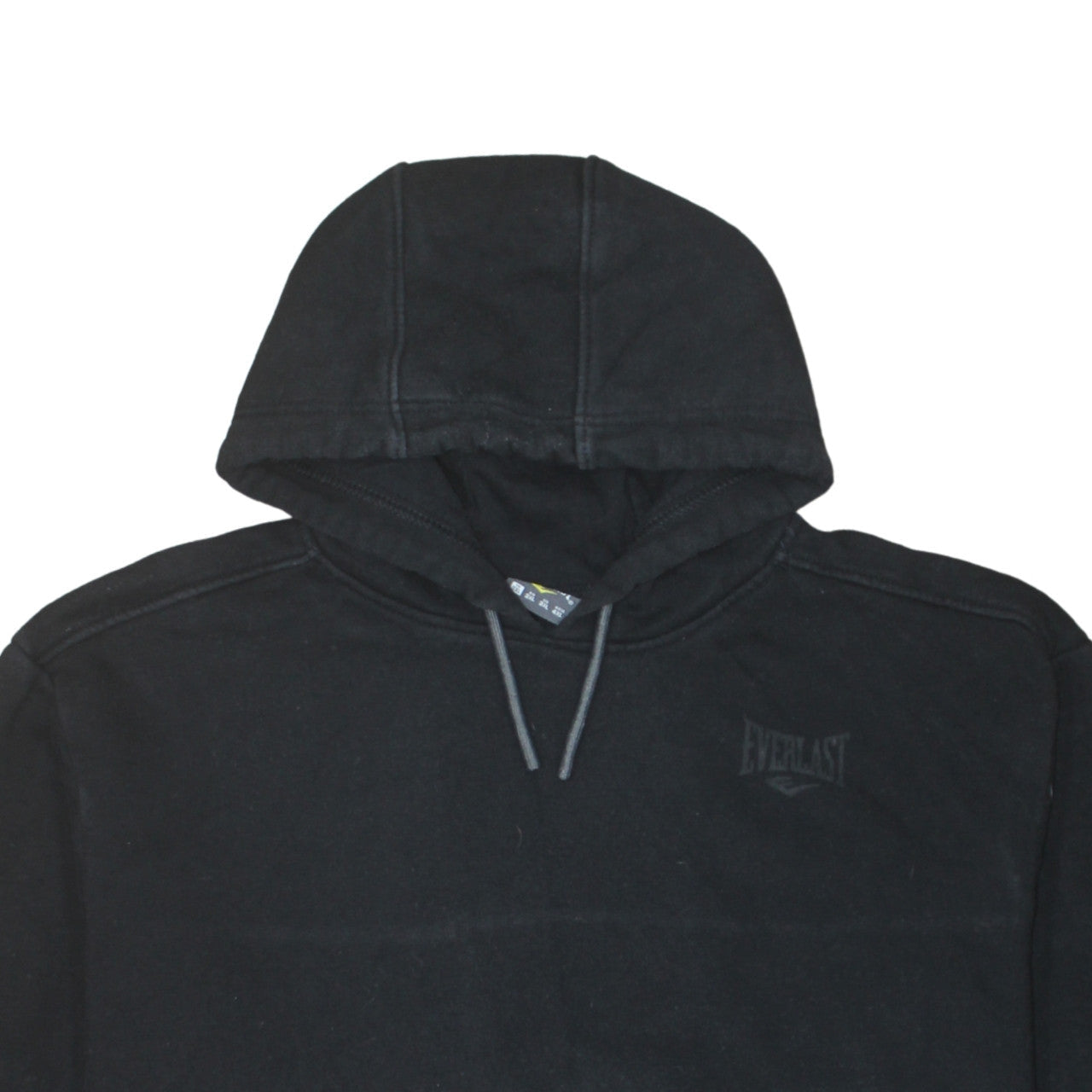 Mens UK Size 3XL Everlast Black Pullover Hoodie