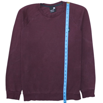Under Armour Men's Brown Crew Neck Fleece Sweatshirt Medium