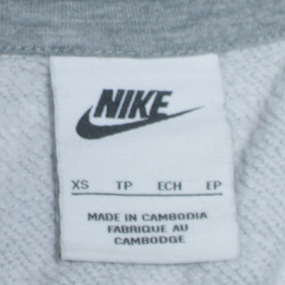 Nike Men's Grey Pullover Hoodie XS Regular Fit Sportswear