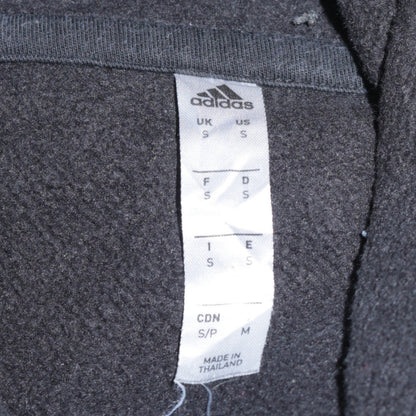 Adidas Men's Black Pullover Hoodie Small Fleece Sportswear