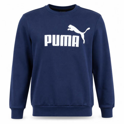 Puma Men's Blue Crew Neck Pullover Sweatshirt XS