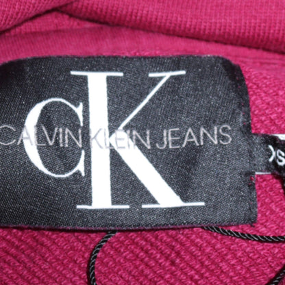 Mens UK Size XS Calvin Klein Jeans Red Pullover Hoodie