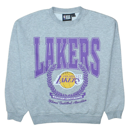 Primark NBA Los Angeles Lakers Grey Sweatshirt Womens M 12/14