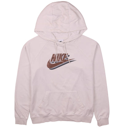 Womens UK Size S Nike Beige Pullover Hoodie