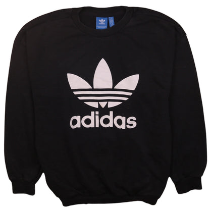 Womens UK Size 6 adidas Black Pullover Sweatshirt