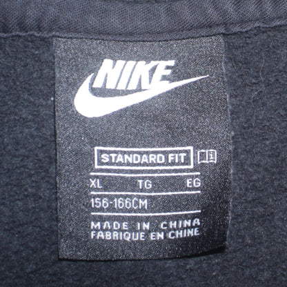 Nike Boys Black Full Zip Fleece Hoodie XL 156-166cm Hooded Sweatshirt