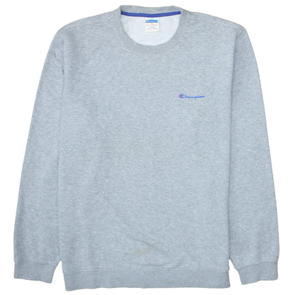 Champion Men's Grey 2XL Crew Neck Pullover Sweatshirt