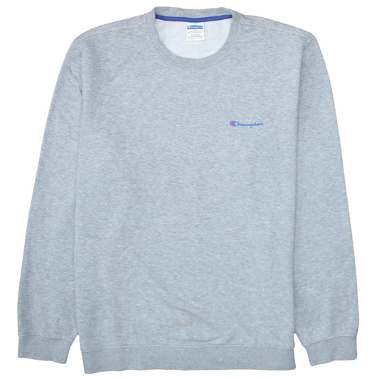 Champion Men's Grey 2XL Crew Neck Pullover Sweatshirt