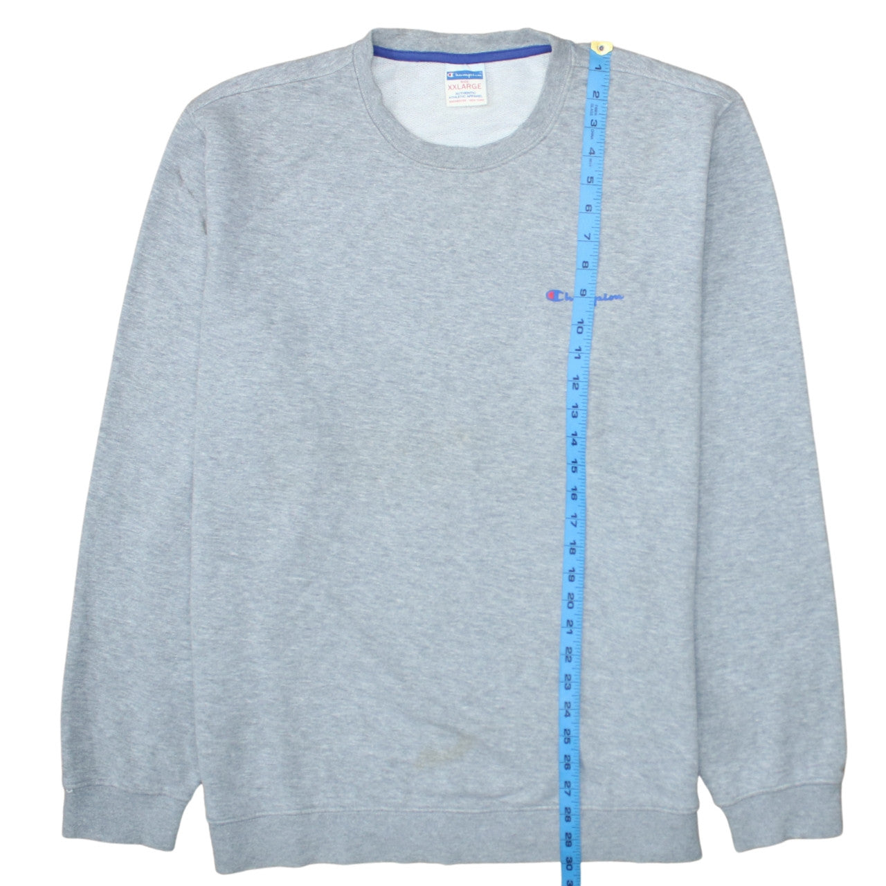 Champion Men's Grey 2XL Crew Neck Pullover Sweatshirt