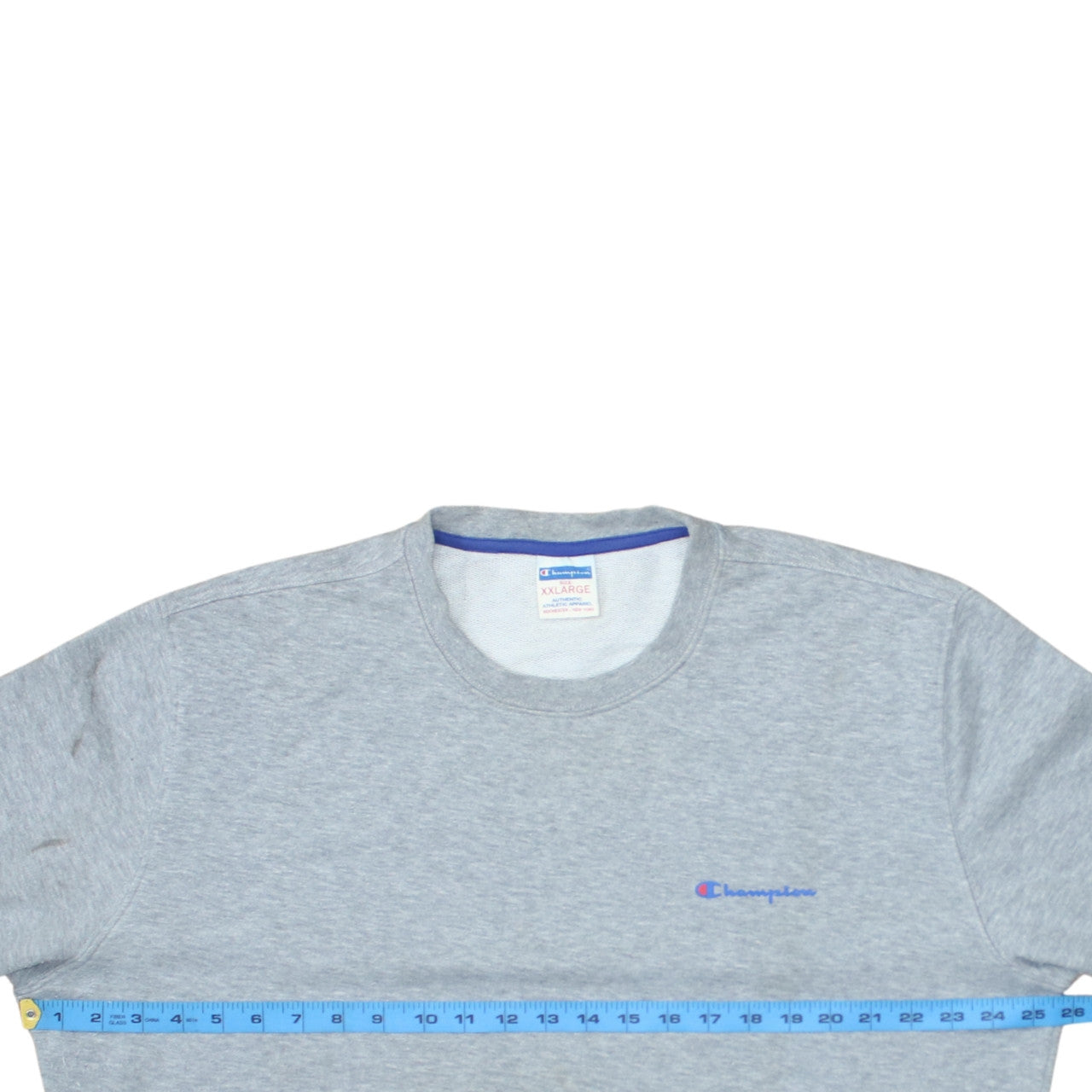 Champion Men's Grey 2XL Crew Neck Pullover Sweatshirt