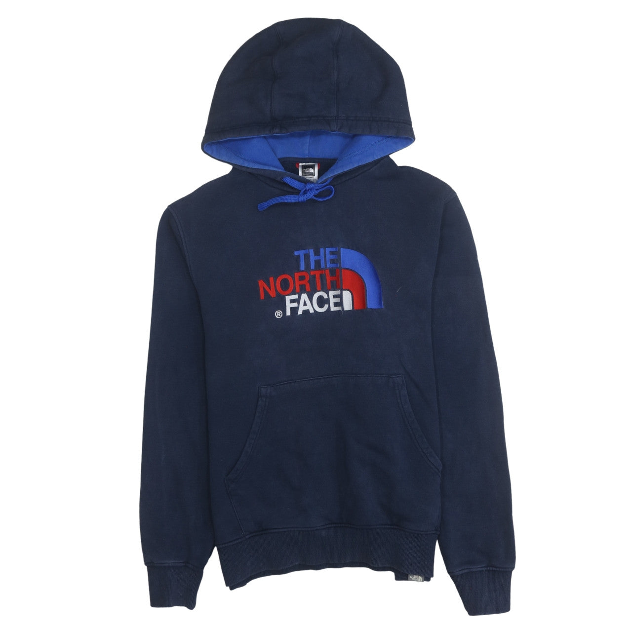Mens UK Size M The North Face Blue Pullover Hoodie
