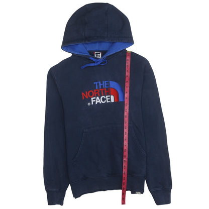 Mens UK Size M The North Face Blue Pullover Hoodie