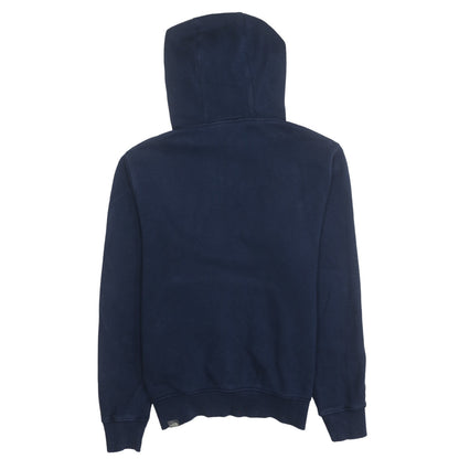 Mens UK Size M The North Face Blue Pullover Hoodie