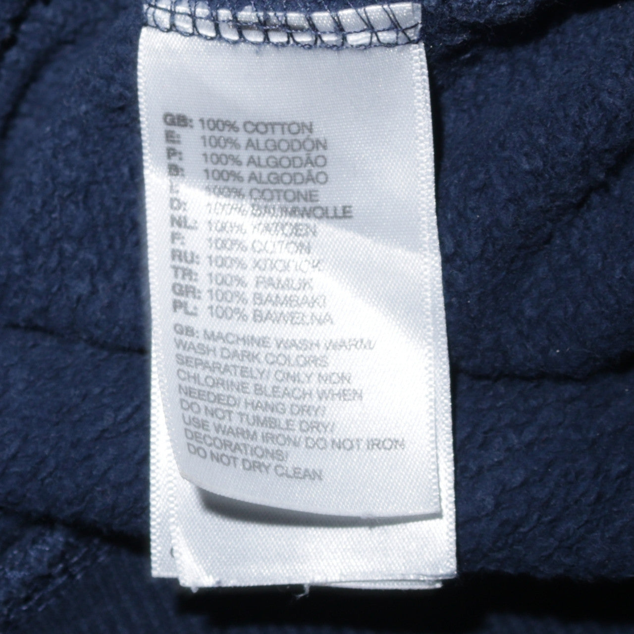 Mens UK Size M The North Face Blue Pullover Hoodie