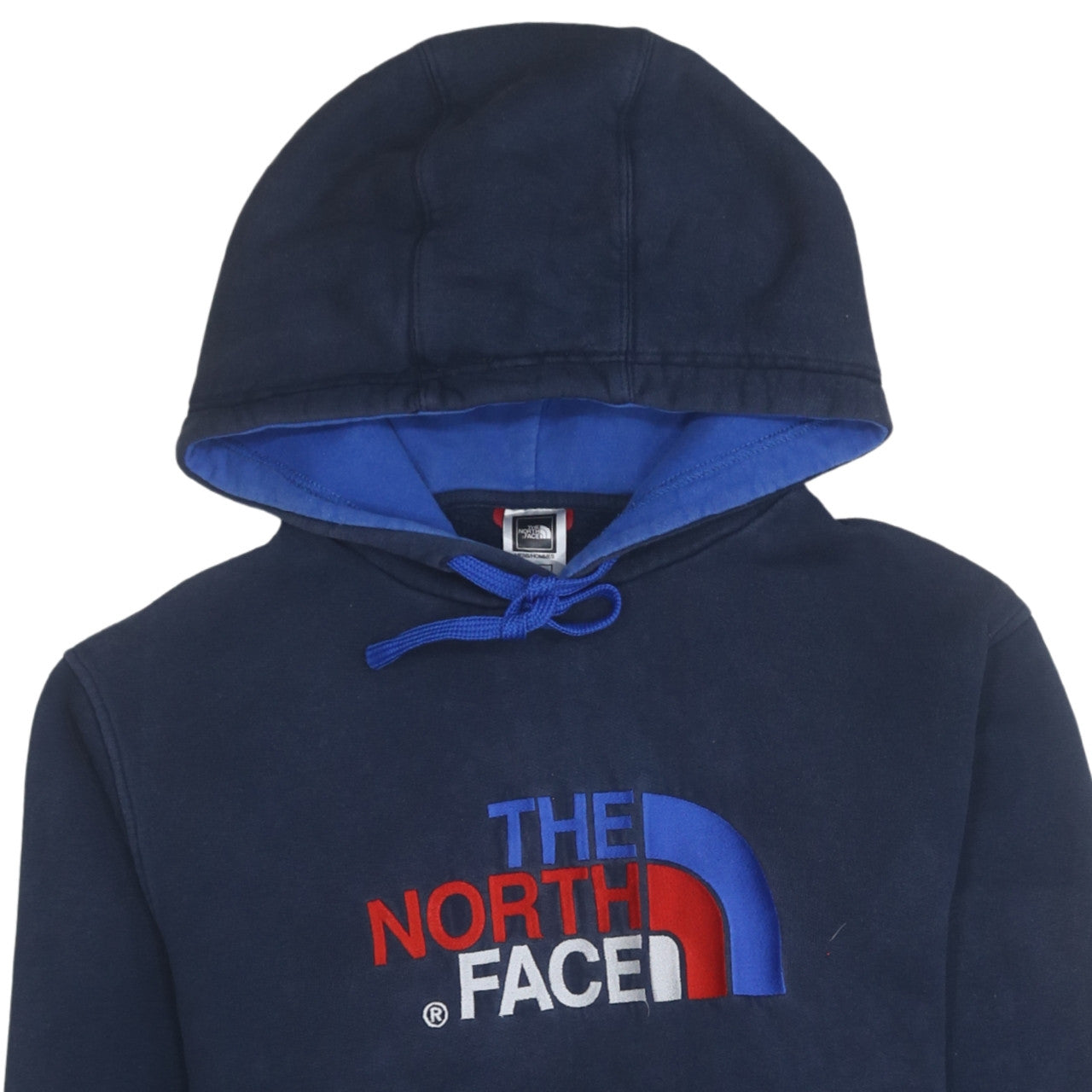 Mens UK Size M The North Face Blue Pullover Hoodie