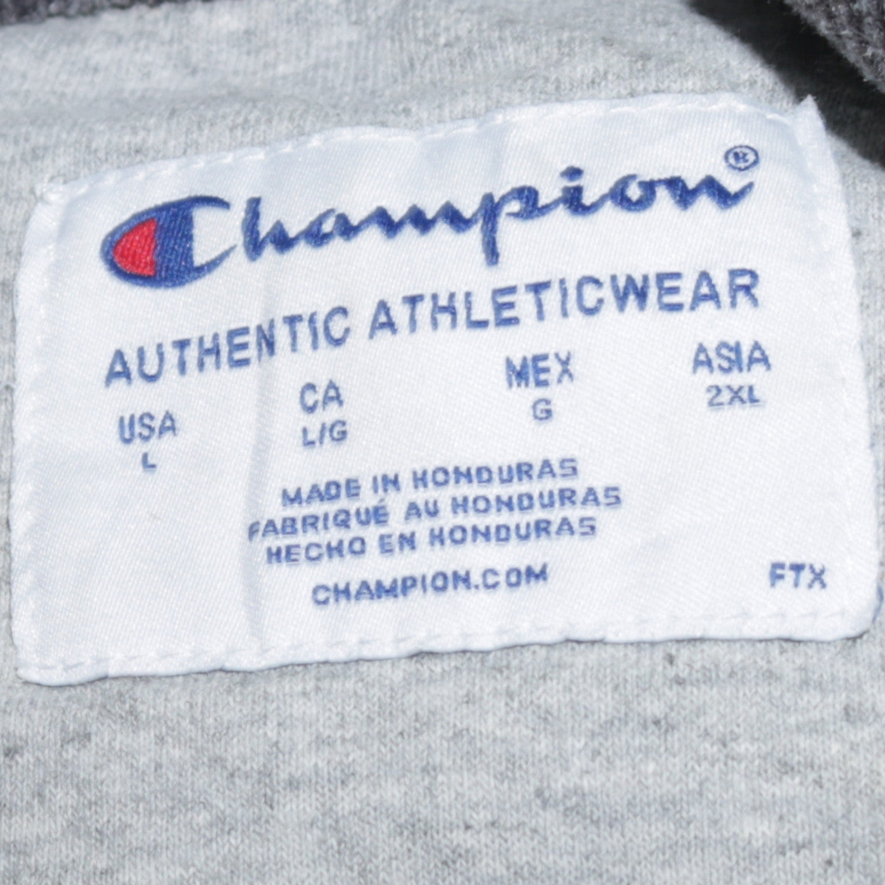 Mens UK Size L Champion Grey Pullover Sweatshirt