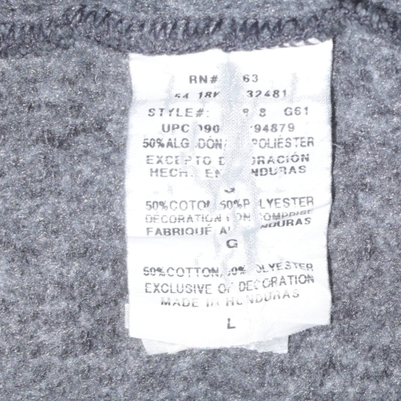Mens UK Size L Champion Grey Pullover Sweatshirt