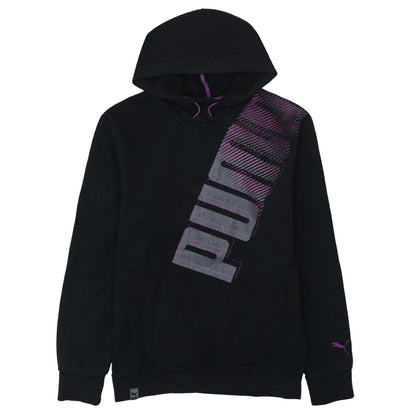 Mens UK Size S PUMA Black Pullover Hoodie