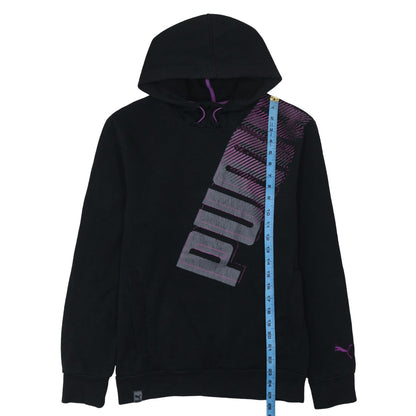 Mens UK Size S PUMA Black Pullover Hoodie