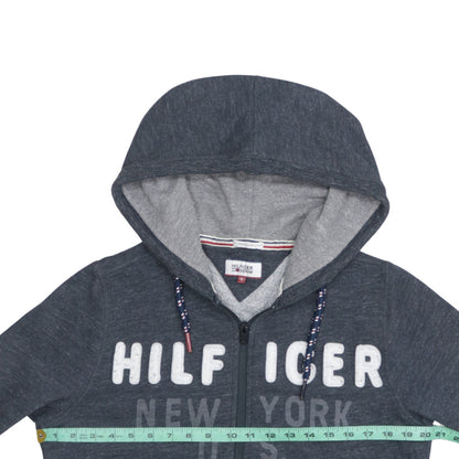 Hilfiger Denim Men's Blue Full Zip Hoodie S Regular Fit