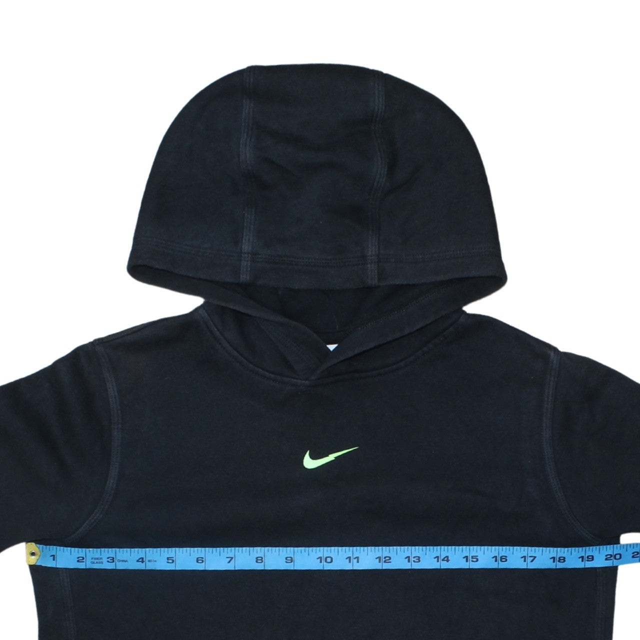 Nike Boys Black Pullover Fleece Hoodie XL 158-170cm Logo Sportswear