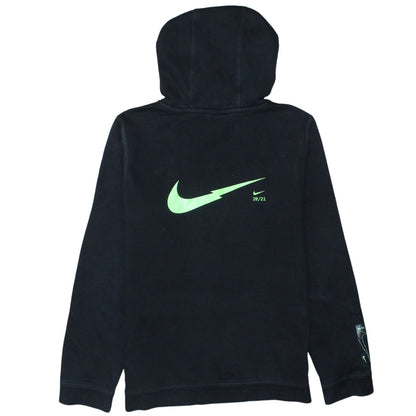 Nike Boys Black Pullover Fleece Hoodie XL 158-170cm Logo Sportswear
