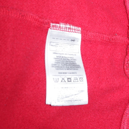 Mens UK Size L adidas Red Pullover Hoodie