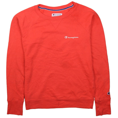 Mens UK Size S Champion Red Pullover Sweatshirt