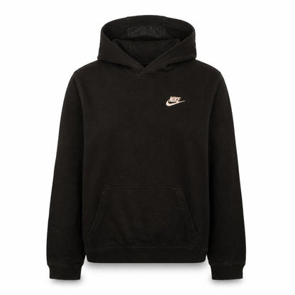 Nike Women Black Pullover Hoodie XL Cotton Logo Casual