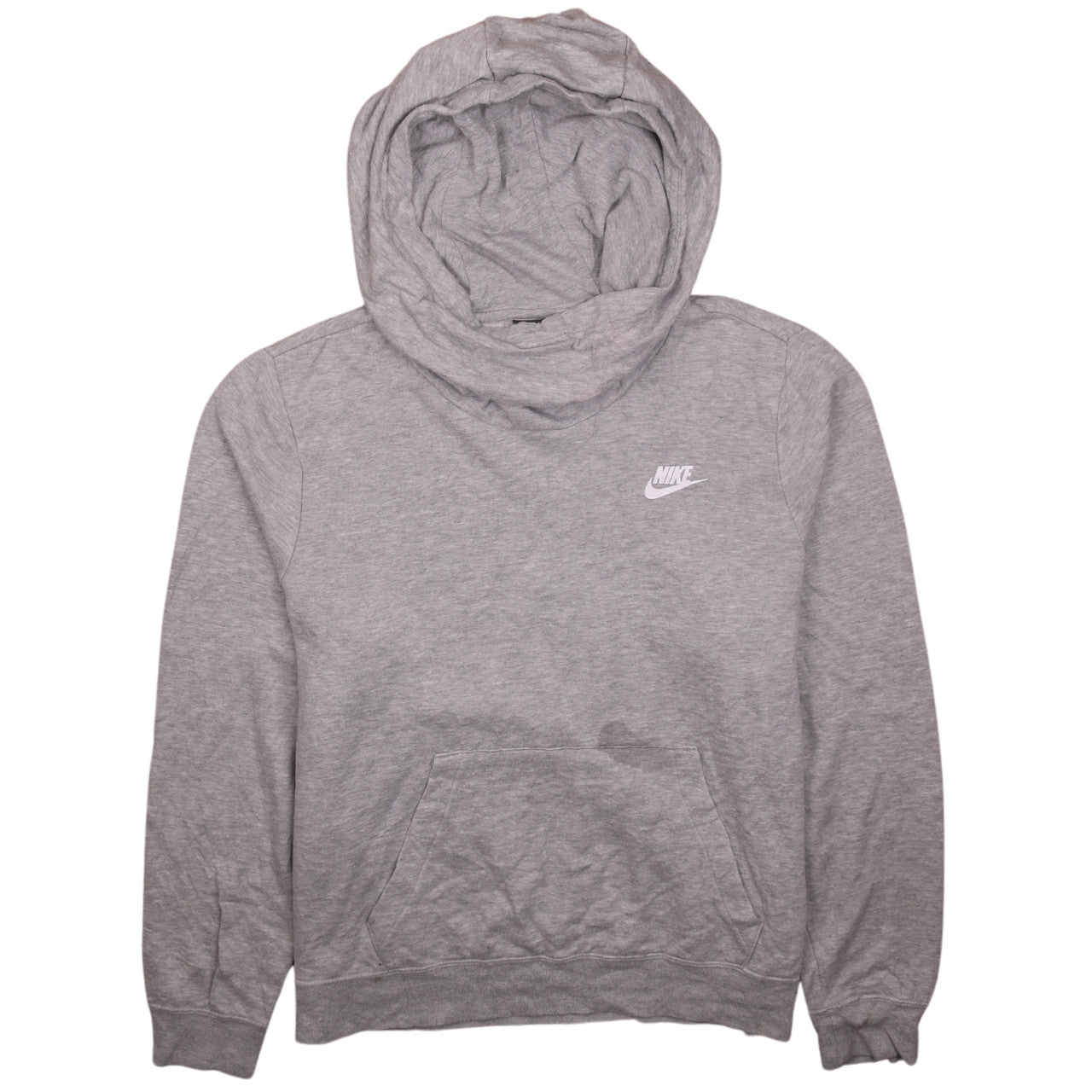 Mens UK Size L Nike Grey Pullover Hoodie
