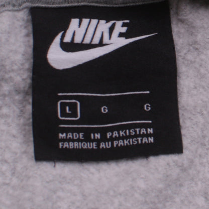 Mens UK Size L Nike Grey Pullover Hoodie