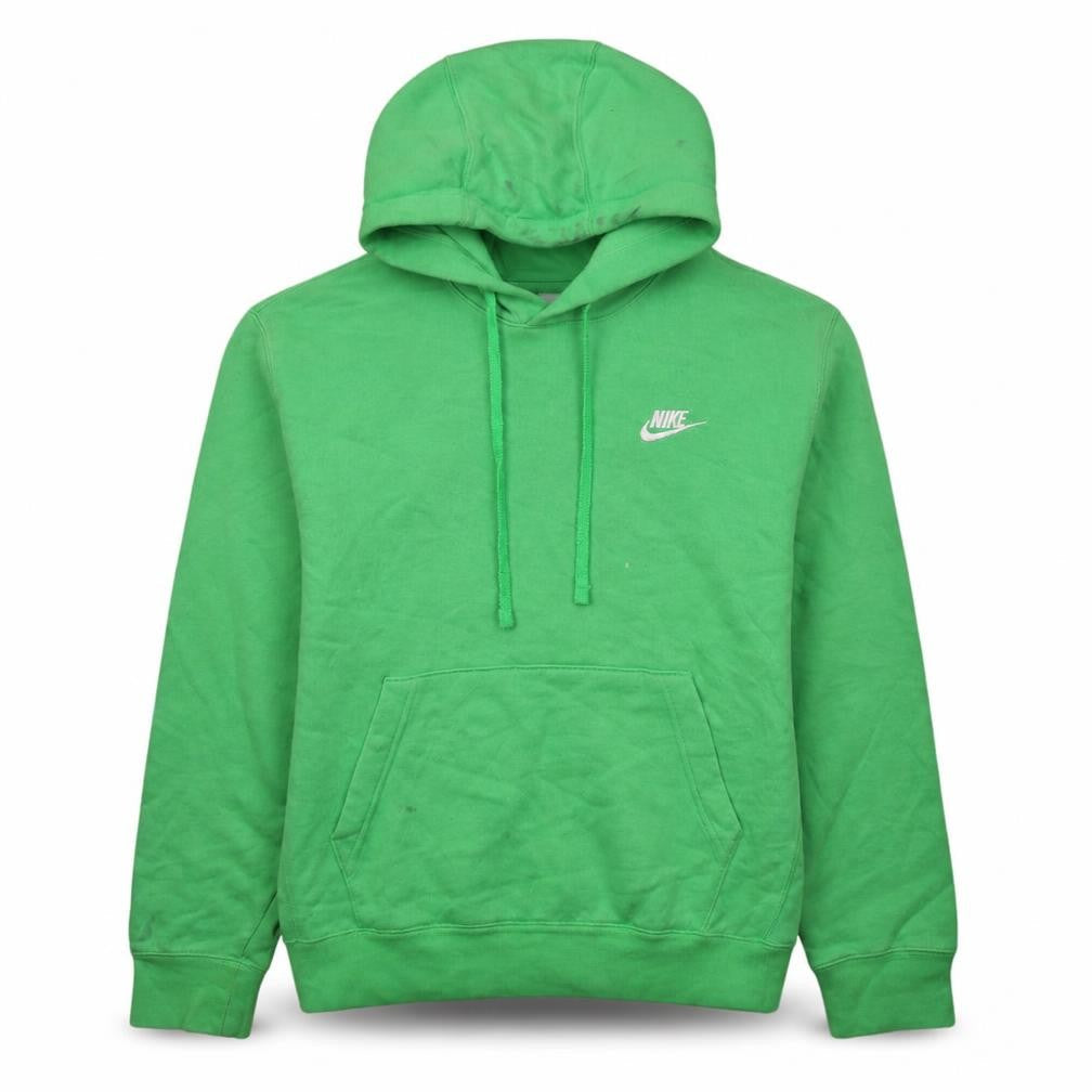 Nike Men's Green Pullover Hoodie Small Regular Fit Fleece