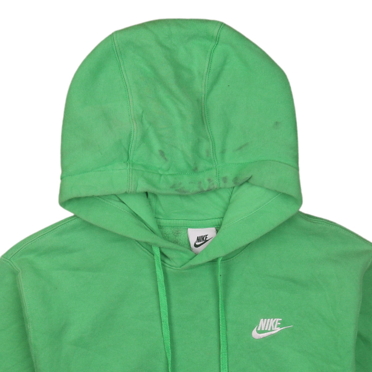Nike Men's Green Pullover Hoodie Small Regular Fit Fleece