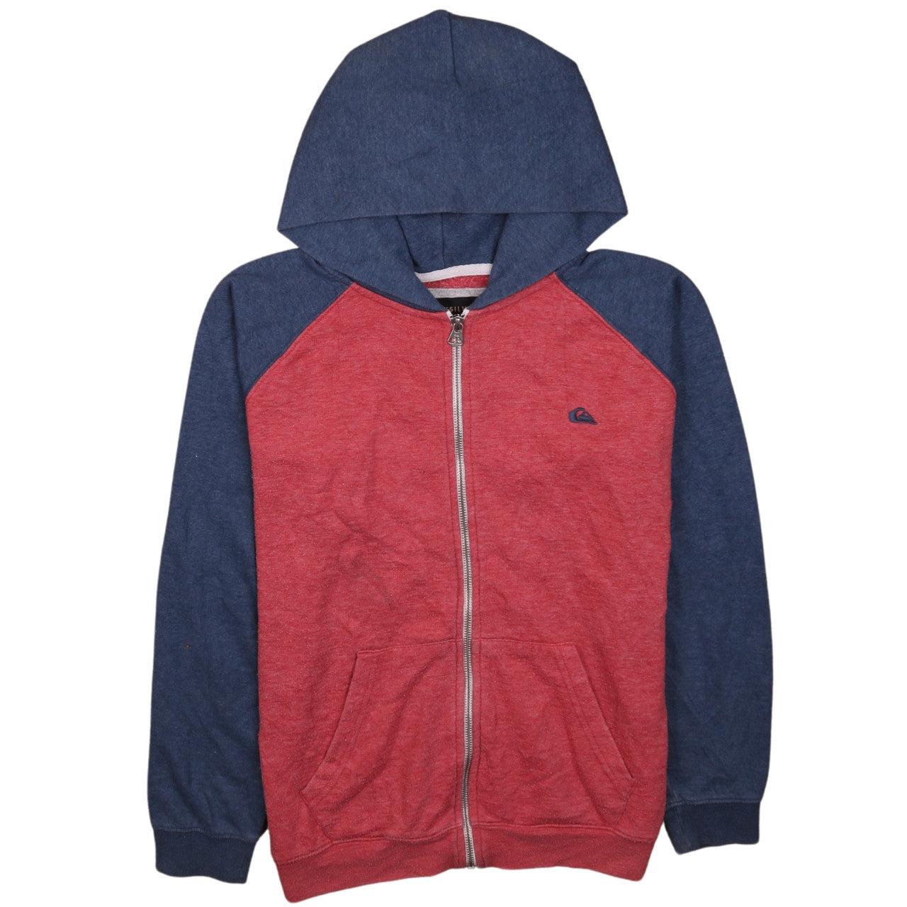 Mens UK Size L Quiksilver Multicoloured Full Zip Hoodie