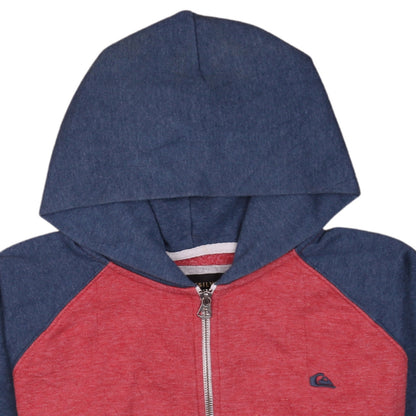 Mens UK Size L Quiksilver Multicoloured Full Zip Hoodie