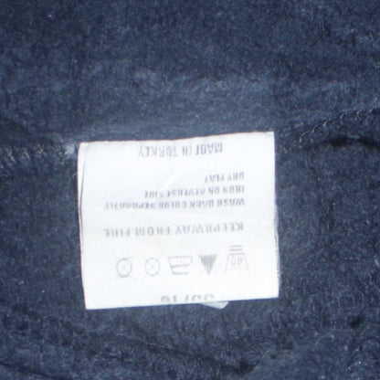 Womens UK Size S Apricot Blue Cardigan Sweatshirt
