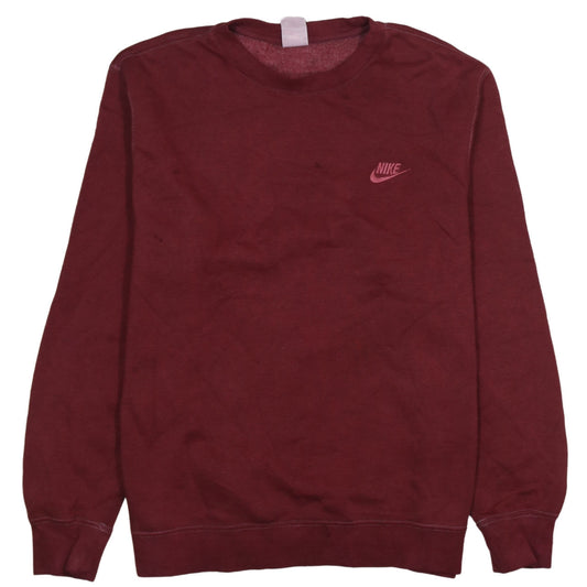 Mens UK Size L Nike Red Pullover Sweatshirt